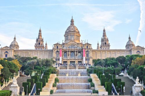 The National Museum of Catalan Visual Art, abbreviated as MNAC, located in Barcelona, Catalonia, Spain - Starpik